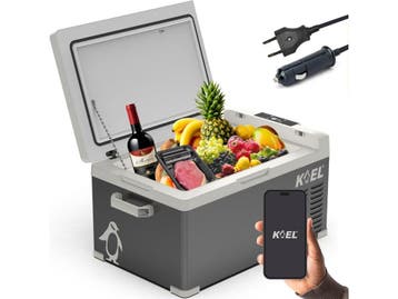 KOEL Crate 25 - Compressor Koelbox 12V 230V - Koelt tot, Verzenden, Zo goed als nieuw