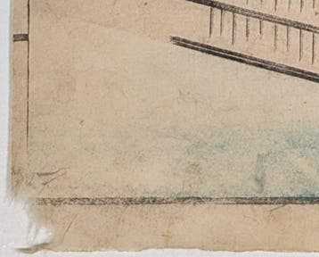 Toegeschreven aan Hokusai — De hofman bij het hek — Sansui