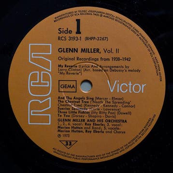Glenn Miller - Vol. II Original Recordings From 1938 To 1942, Verzenden, Zo goed als nieuw