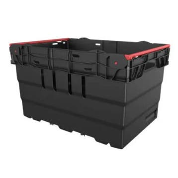 Nestbare Stapelbak 600x400x360 mm euronorm zwart, Ophalen of Verzenden