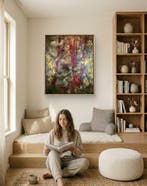 Jana Noldin - Abstract Original Painting Trees n2