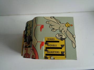 Marx - Jouet en étain - Donald Duck Bank, Lithograph Toy By