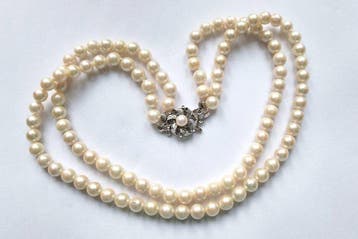 Zonder minimumprijs - Halsketting 835 zilver - Akoya parels, Handtassen en Accessoires, Kettingen, Nieuw