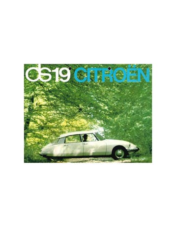 1964 CITROEN DS 19 BROCHURE NEDERLANDS, Ophalen of Verzenden, Nieuw