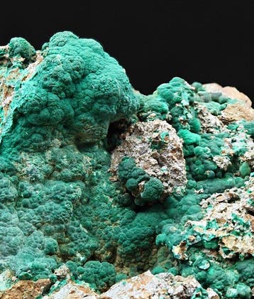 ESTHÉTIQUE MALACHITE VERTE Mammellonare, Sardaigne Cristaux