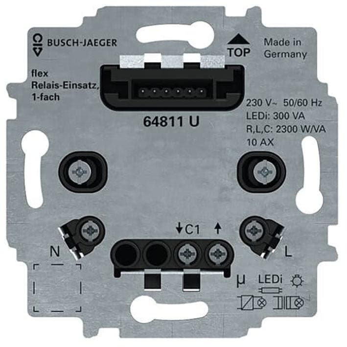 ABB Busch Flex Relais Base Canal Unique - 2CKA006800A3041, Bricolage & Construction, Électricité & Câbles, Envoi