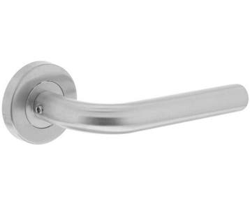 Intersteel deurkruk Recht op rozet 500 serie RVS, Ophalen of Verzenden, Nieuw