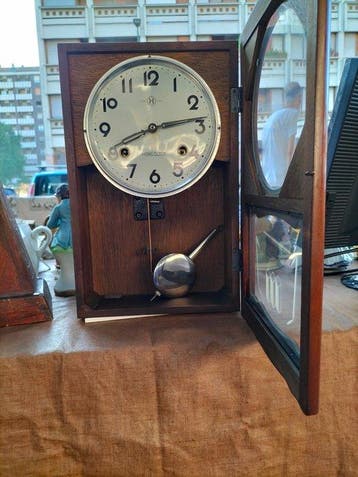 Pendule à balancier - Vintage Bois - 1950-1960