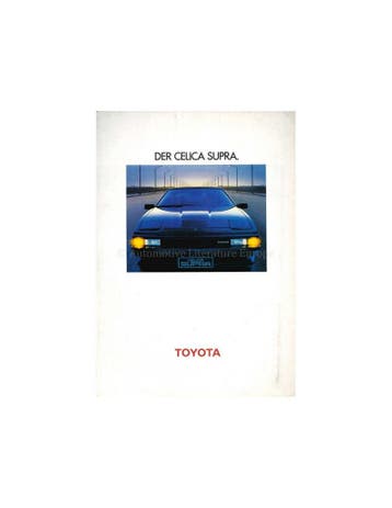 1983 TOYOTA CELICA SUPRA BROCHURE DUITS, Nieuw