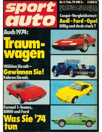 1974 SPORT AUTO MAGAZINE 02 DUITS, Ophalen of Verzenden, Nieuw