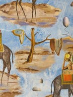 Zeldzaam textiel Salvador Dalí - Exclusieve selectie Design, Antiek en Kunst