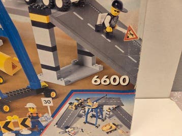Lego Set - 6600 - Ville - LEGO Highway Construction 6600, Nieuw
