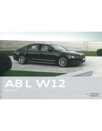 2010 AUDI A8 L W12 HARDCOVER BROCHURE SPAANS, Ophalen of Verzenden, Nieuw