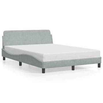 Bedframe Dover 140x190 fluweel | Retour deal | 35% korting!, Verzenden, Nieuw, Modern, Stof
