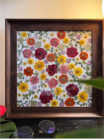 bloem Taxidermie volledige montage - flower - 32 cm - 34 cm