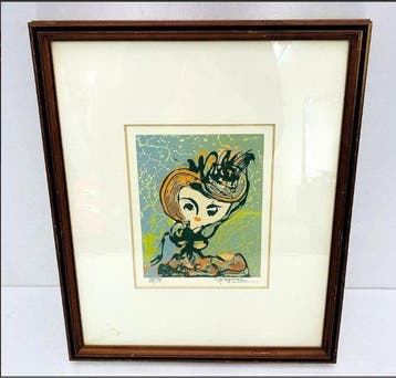 Yoshiro Nagase (1891–1978) - Adornment, Antiek en Kunst