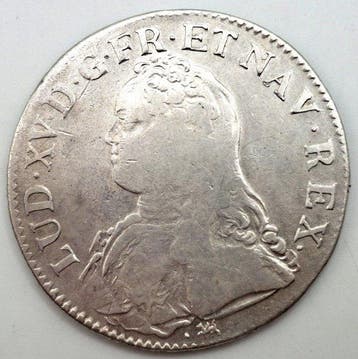 Frankrijk. Louis XV (1715-1774). Ecu 1726-H (Zonder