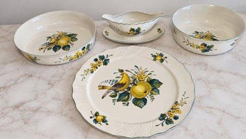 Villeroy & Boch - 4 Grand plats, Saladier, Légumier,
