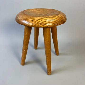 Tabouret - Tabouret de traite français vintage « Milking » -