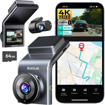 BOTSLAB 4K Dashcam | 35% Korting | Retour deal, Verzenden