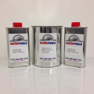 Chassislak 2K op elke gewenste kleur - Set 1 liter, Verzenden
