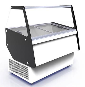 Schepijsvitrine Ibiza 8X5 liter, Verzenden, Nieuw in verpakking, Koelen en Vriezen