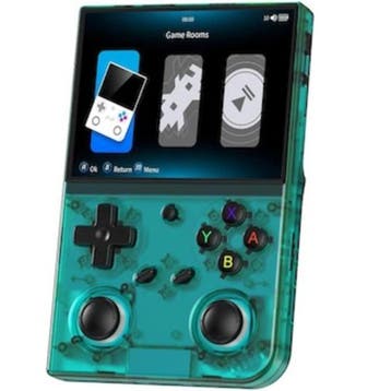 Anbernic RG35XX Pro Transparant Teal (Nieuw), Ophalen of Verzenden