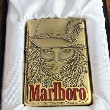 Zippo - Marlboro Western Girl - Aansteker - Messing