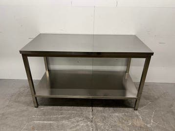 Table de travail en acier inoxydable Profinox avec piètement, Verzenden