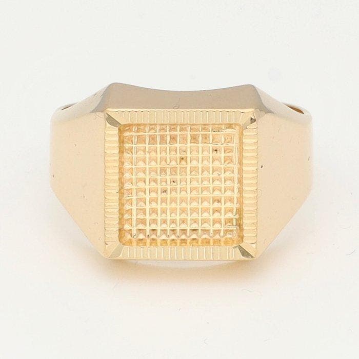 Ring - 18 karaat Geel goud, Handtassen en Accessoires, Ringen