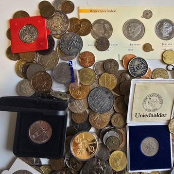 Nederland en België. Lot nummer 6 met 275 stuks penningen