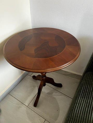 Kolomtafel - Walnoot, Palissander, Esdoorn - Vintage