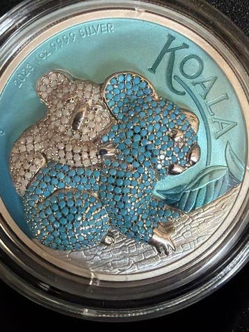 Australië. 1 Dollar Koala Bejeweled Edition 2023