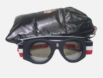 Moncler - Skibrille / Sonnenbrille ML0051 92C - blau, grau -, Nieuw