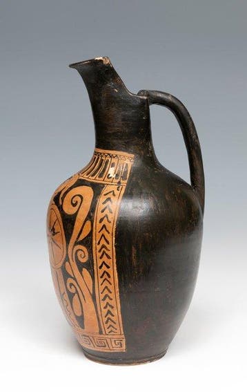 Etruscan Keramiek Oinochoe, met TL-test - 30 cm