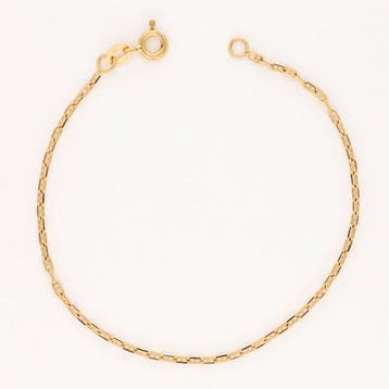 Armband - 18 karaat Geel goud - Gucci schakel, Nieuw