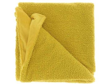 Veiling - Unique Living | Plaid Romie 150x200cm bamboo yello
