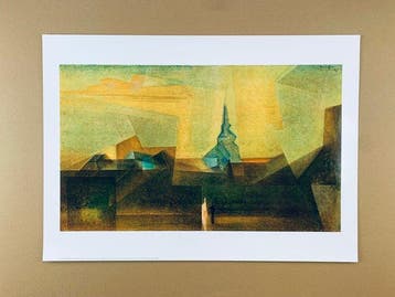 Lyonel Feininger - Nermsdorf - Glossy Artprint - 70 x 50 cm