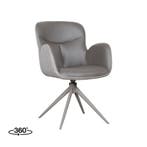 Stoel Lasse | Forest | Microvezel | Taupe Metalen Frame | 2, Verzenden, Nieuw in verpakking