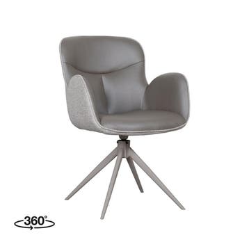 Stoel Lasse | Forest | Microvezel | Taupe Metalen Frame | 2, Verzenden