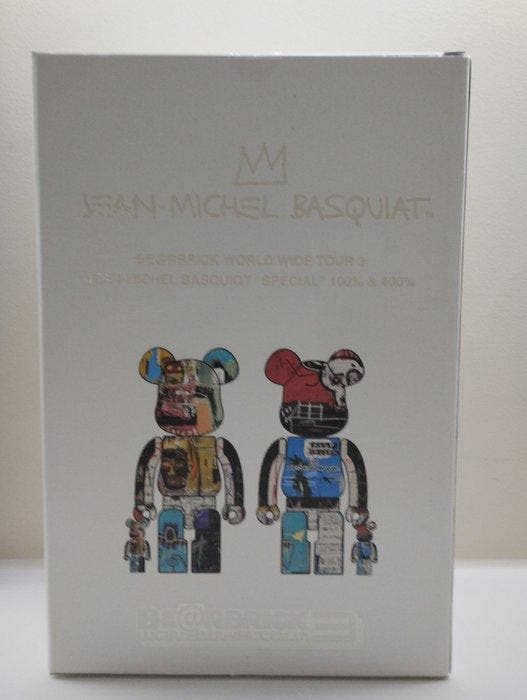 Medicom Toy - Bearbrick 400% & 100% Jean-Michel “Special”, Antiquités & Art, Art | Peinture | Moderne
