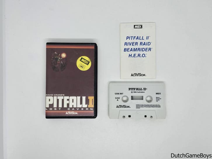 MSX - Pitfall II - Lost Cavern - Tape, Games en Spelcomputers, Games | Overige, Gebruikt, Verzenden