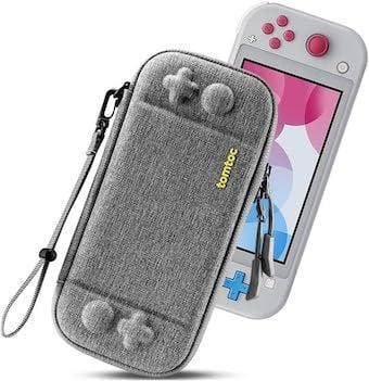 Nintendo Switch Lite Case Grijs Tomtoc (Switch Accessoires), Games en Spelcomputers, Spelcomputers | Nintendo Switch, Zo goed als nieuw