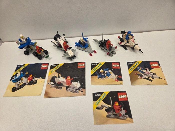 Lego Set - Space - 5 Vintage Space sets met handleiding, Enfants & Bébés, Jouets | Duplo & Lego