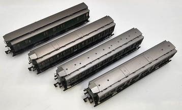 Fleischmann N - 8085/8089/8086/8088 - Wagon de passagers, Nieuw