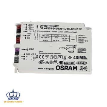 Osram Optotronic OT 40/170-240/1A0 4DIMLT2 G2 | LED Driver, Verzenden, Zo goed als nieuw, Overige typen