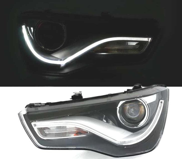 PHARES XÉNON AUDI A1 10-14 DRL NOIR, Auto-onderdelen, Verlichting, Verzenden