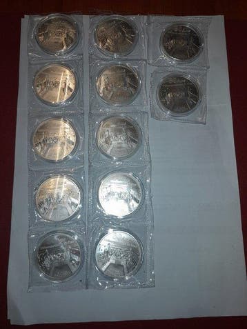 Kameroen. 1000 Francs 2025 80th years D-day, 12 x 1 oz
