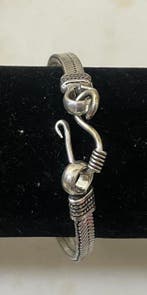 Antieke armband van Indiase zilver - Uitgebreide lengte 21,0