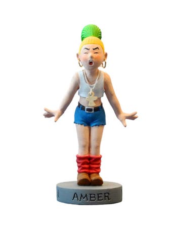 Suske en Wiske Beeldje Amber 14 cm, Ophalen of Verzenden